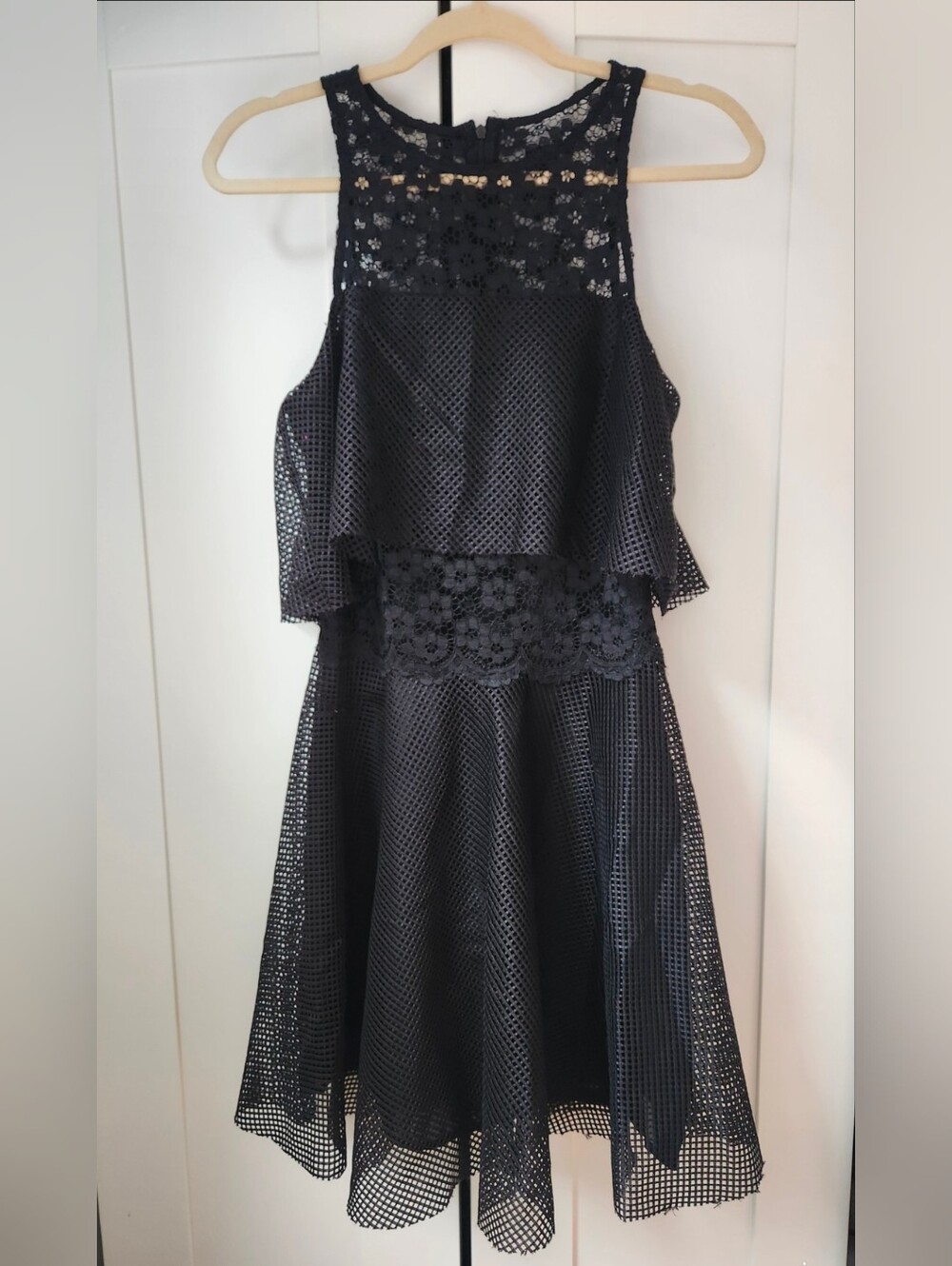 Betsey John Lace and Mesh Dress